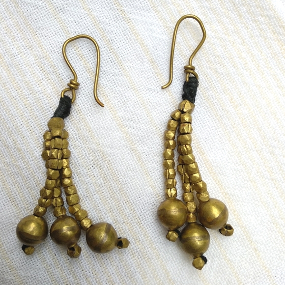 4 earrings and 5 bangles - antique finish - Picture 2 of 8